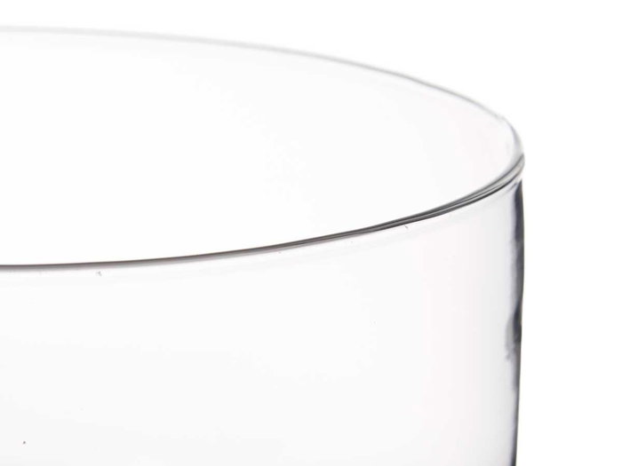 GIFTDECOR Tarrine Cylindre en Verre Transparent 20cm x 10cm