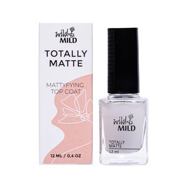 Wild&Mild Vernis Top Coat Totalement Mat 12 mL - Finition Matte Élégante et Durable pour Ongles
