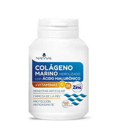 NATYSAL Collagène Marin Hydrolysé avec Acide Hyaluronique, Vitamine C, D3 et Zinc