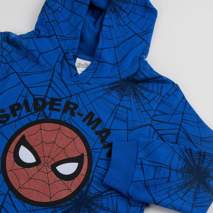 Sweat à capuche enfant Spider-Man Bleu