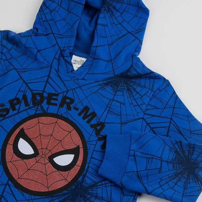 Sweat à capuche enfant Spider-Man Bleu