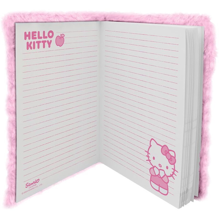 Hello Kitty Journal Peluche pour Enfants - Format 21 x 15.5 cm Hello Kitty Journal Peluche pour Enfants - Format 21 x 15.5 cm