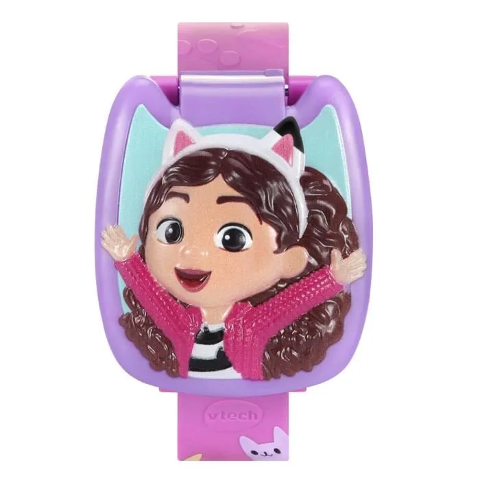 Vtech Gabby et la Maison Magique - Montre-Jeu Interactive Parlante avec Écran Animé et 4 Jeux Éducatifs - Français