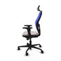 Piqueras y Crespo Chaise de Bureau avec Appui-tête Jorquera 2D036N2 Blanc