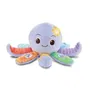 VTech Baby Lila Lumi Pieuvre Musicale Interactive et Lumineuse Peluche d'Éveil avec Sons, Chansons et Textures - Âge 3-36 mois