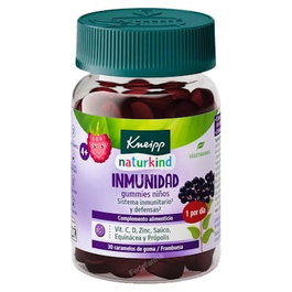 KNEIPP Gummies Immunité Enfants Framboise 30 Bonbons