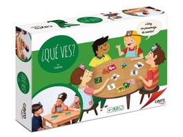 Cayro Jeu de société - ¿Qué Ves? Adivina el personaje - Jeu d'observation et de devinettes en espagnol (à partir de 5 ans)