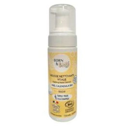 BORN TO BIO Mousse nettoyante visage peau sensible 150ml BIO
