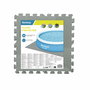 Bestway 58639 Sol de protection pour piscine en mousse gris 9 pièces 50x50 cm