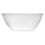 Home Deco Factory Saladière Mirage en Plastique PET avec Bordure Dorée