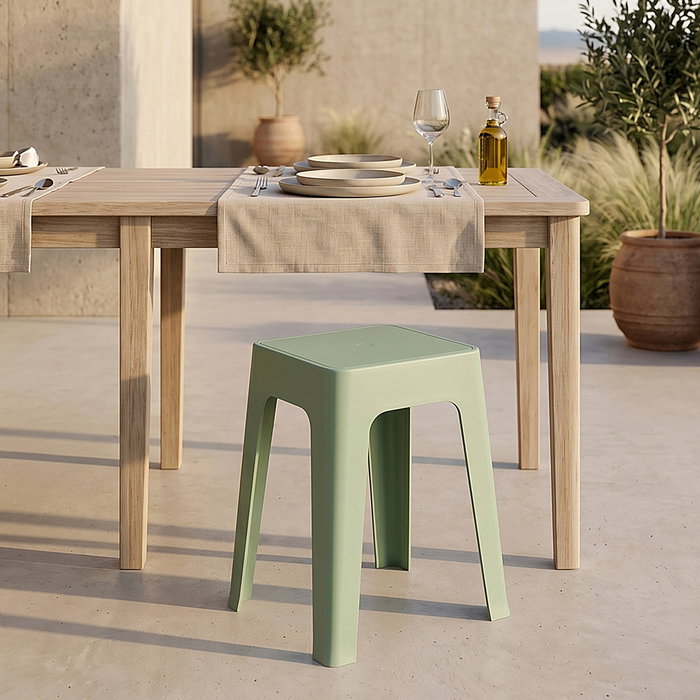 Home Deco Factory Tabouret Apilable Verde Spectra