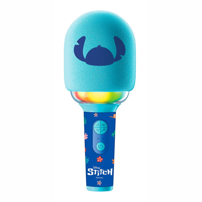 Lexibook Microphone de karaoke Stitch Mic280D Disney avec haut-parleur, lumière LED, Bluetooth, effet écho, pour enfants dès 6 ans Lexibook Microphone de karaoke Stitch Mic280D Disney avec haut-parleur, lumière LED, Bluetooth, effet écho, pour enfants dès 6 ans