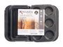 KINVARA Set de 3 Moules Rectangulaires et Diverses Formes Gris