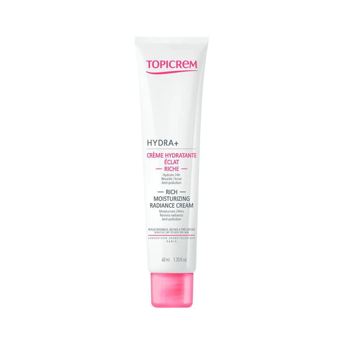 Topicrem HYDRA+ Crème hydratante riche illuminatrice 40ml