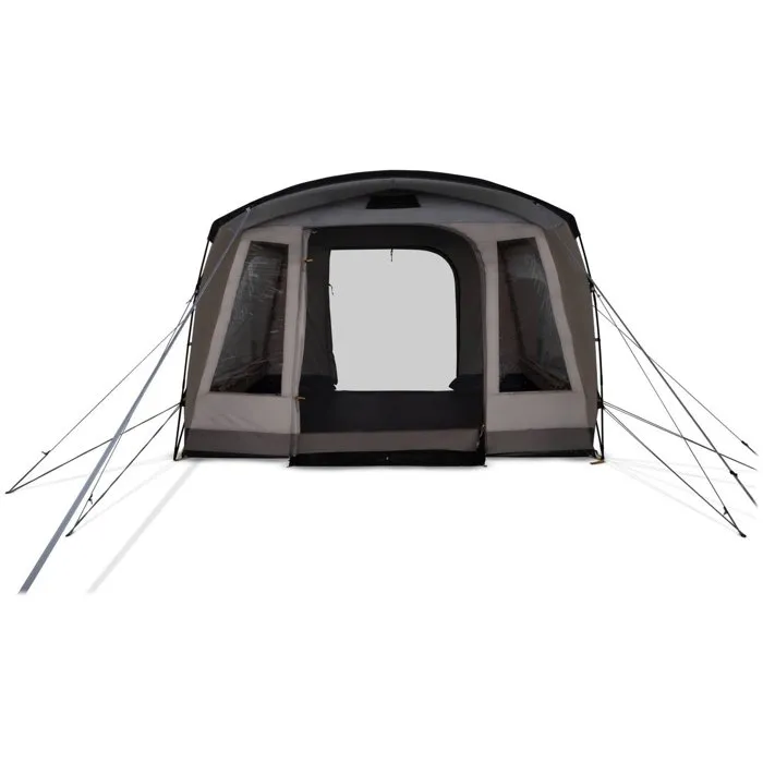 Dometic Roam - Auvent indépendant à arceaux en fibre de verre pour van - Tissu polyester 75D étanche - Hauteur de connexion 1.80 à 2.10 m - Dimensions 3 x 3.90 m