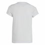T shirt à manches courtes Enfant Adidas Essentials Blanc