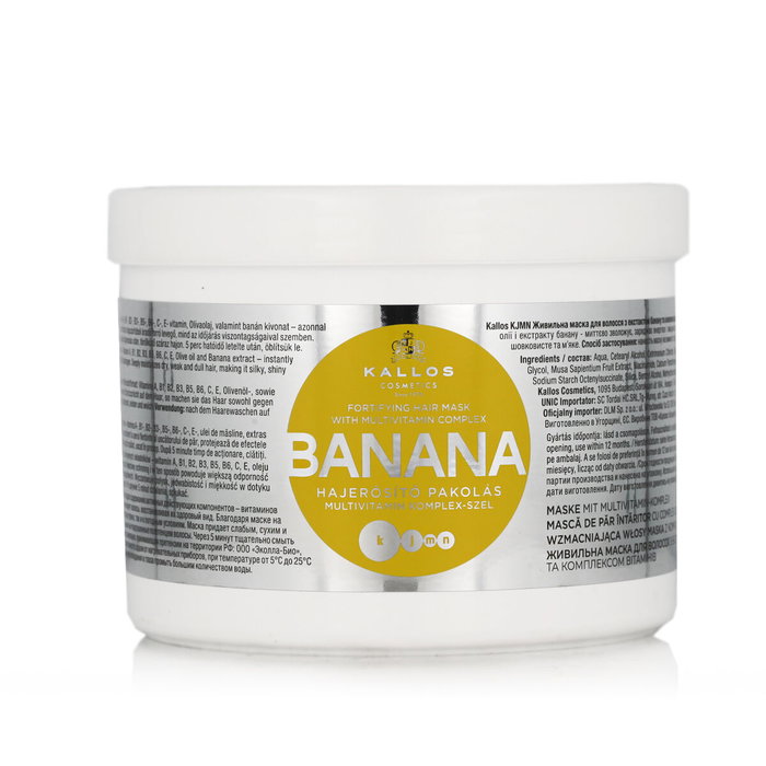Masque pour cheveux Kallos Cosmetics Banana 500 ml Masque pour cheveux Kallos Cosmetics Banana 500 ml