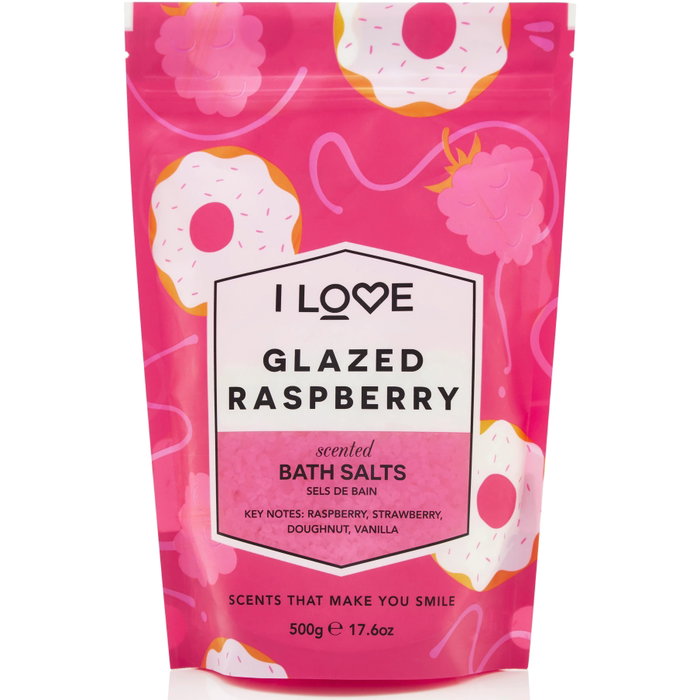 I Love Sel de Bain Signature Collection Framboise Glacée 500 g I Love Sel de Bain Signature Collection Framboise Glacée 500 g