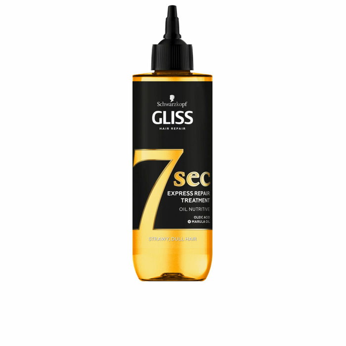 Schwarzkopf GLISS 7 SEC Huile de traitement réparatrice express nutritive 200 ml Schwarzkopf GLISS 7 SEC Huile de traitement réparatrice express nutritive 200 ml