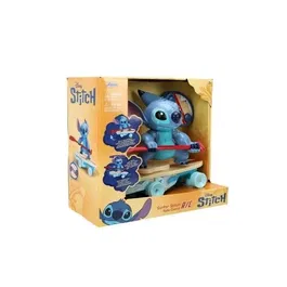 Jada Toys RC Stitch Surfer, Véhicule radiocommandé de 25 cm avec télécommande 2,4 GHz, rotation 360° et système de redressement automatique, officiel Disney, dès 3 ans