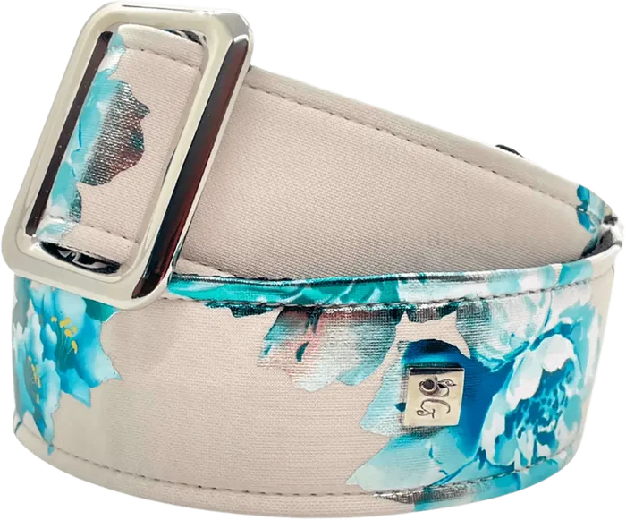 GETM Correa Guit/Bajo - Silver Calla Lily GETM Correa Guit/Bajo - Silver Calla Lily