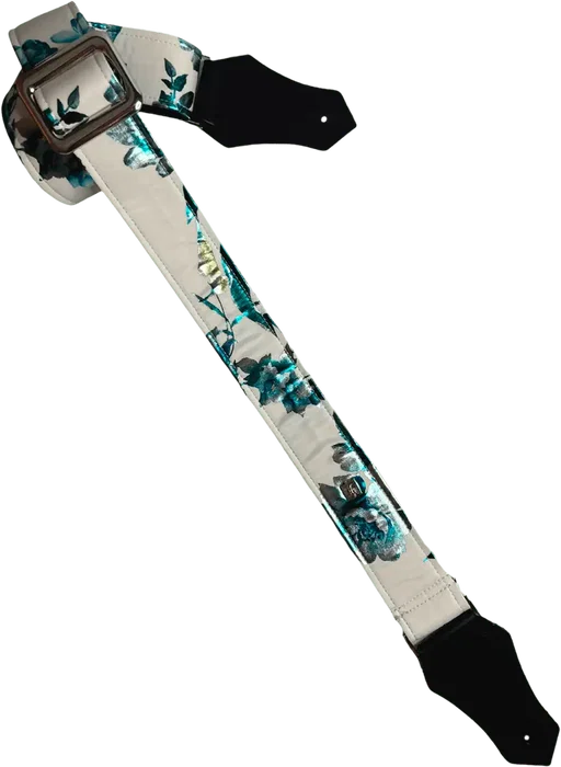 GETM Correa Guit/Bajo - Silver Calla Lily GETM Correa Guit/Bajo - Silver Calla Lily
