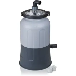 Gre FAQC40 - Groupe de filtration compact piscine, 3.8 m³/h, pompe 40W, économie d'énergie, avec Aqualoon (256g), idéal petits espaces