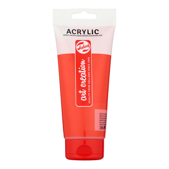 Talens Art Creation Peinture Acrylique Tube 200 ml Rouge Naphtol Moyen Talens Art Creation Peinture Acrylique Tube 200 ml Rouge Naphtol Moyen