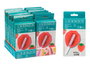 Leknes Moule à Glace Fraise 100 ml en Plastique Rouge 9,6 x 3,5 x 14,3 cm (Set de 24)