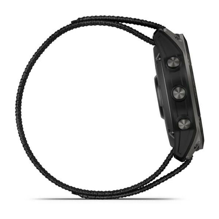 Garmin Enduro 2, Montre Connectée GPS Multisport, Boîtier Titane/GFRP 35 mm, Écran Tactile Saphir MIP 1.4", Bluetooth, Wifi, Paiement Sans Contact, Énergie Solaire, 32 Go, Noir