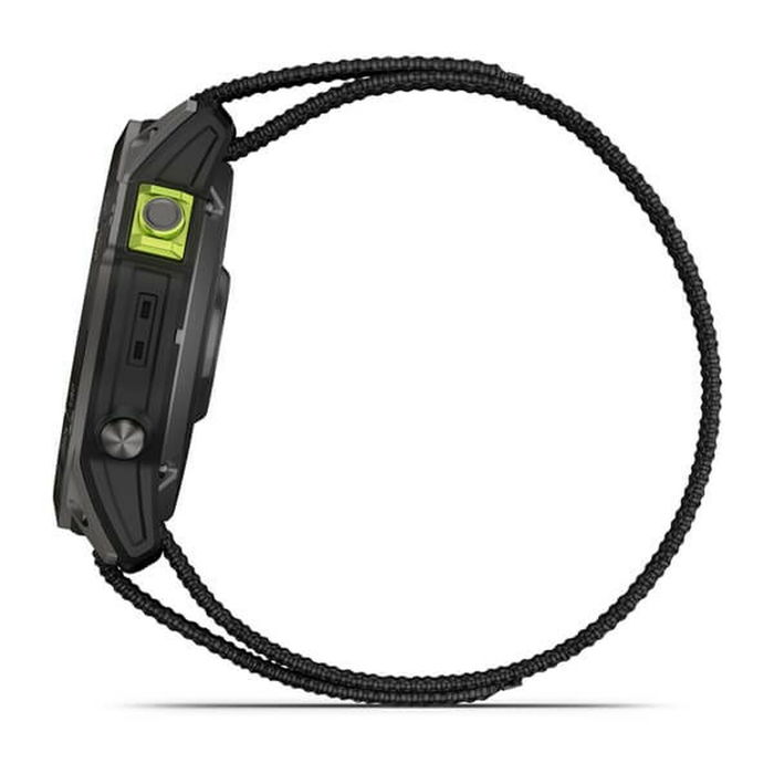 Garmin Enduro 2, Montre Connectée GPS Multisport, Boîtier Titane/GFRP 35 mm, Écran Tactile Saphir MIP 1.4", Bluetooth, Wifi, Paiement Sans Contact, Énergie Solaire, 32 Go, Noir