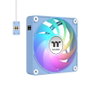 Thermaltake CT120 EX ARGB 3x Ventilateur de Boîtier Magnétique 120 mm PWM, Bleu Hydrangea, Refroidissement Silencieux 68 CFM