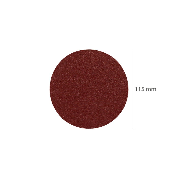 WOLFPACK LINEA PROFESIONAL Disques abrasifs à velcro 115mm Grain 80 (Pack de 10)