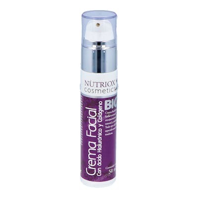 NUTRIOX Crème faciale acide hyaluronique et collagène Bio 50ml NUTRIOX Crème faciale acide hyaluronique et collagène Bio 50ml