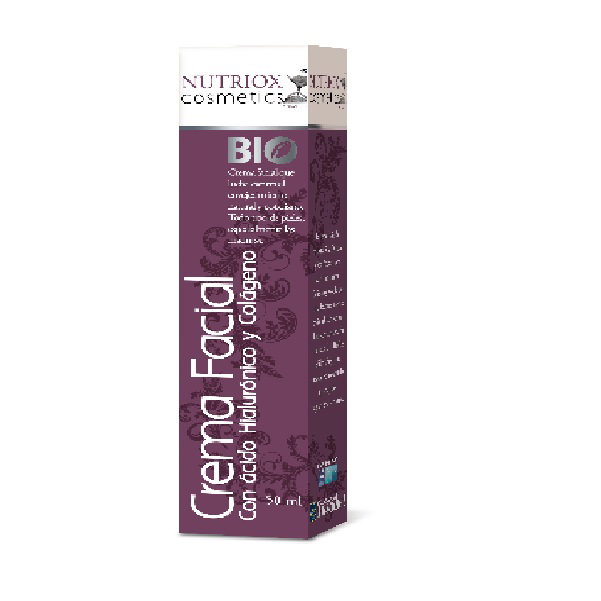 NUTRIOX Crème faciale acide hyaluronique et collagène Bio 50ml NUTRIOX Crème faciale acide hyaluronique et collagène Bio 50ml