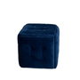 GO GIFT Jeu de tabourets Transformer Bordeaux Velours Acier, 5 Unités