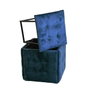 GO GIFT Jeu de tabourets Transformer Bordeaux Velours Acier, 5 Unités