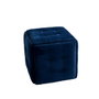 GO GIFT Jeu de tabourets Transformer Bordeaux Velours Acier, 5 Unités