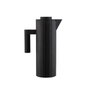 Alessi Carafe Isotherme Plissé Noire MDL12 B