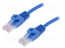 LOGILINK Cordon de raccordement Cat 5e U/UTP bleu 1,5 m RJ45