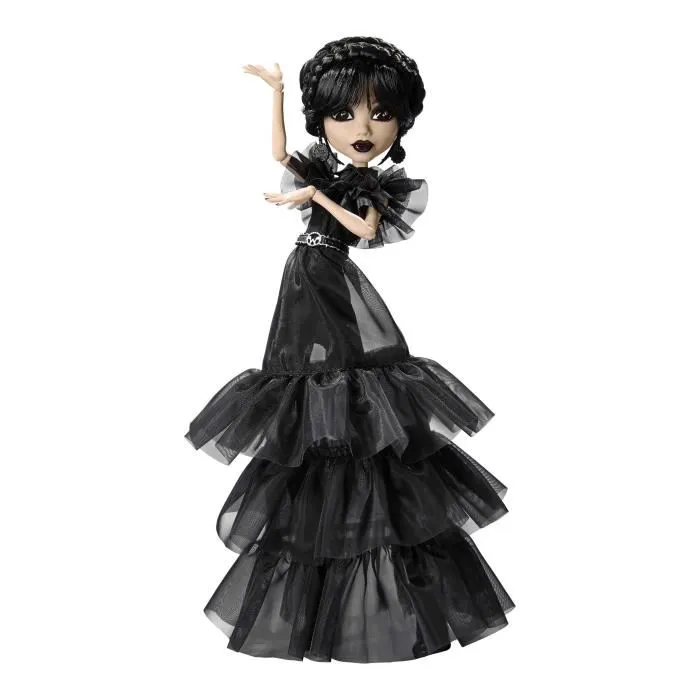 Monster High - Poupée Collection Mercredi Addams en Tenue de Bal - Robe Gothique pour Collectionneur - HXJ03