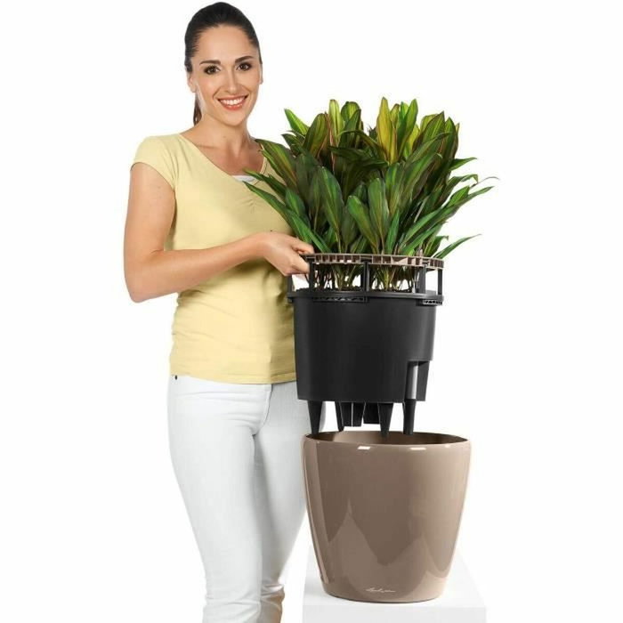 Lechuza Pot de fleurs Classico premium LS 50 Blanc brillant