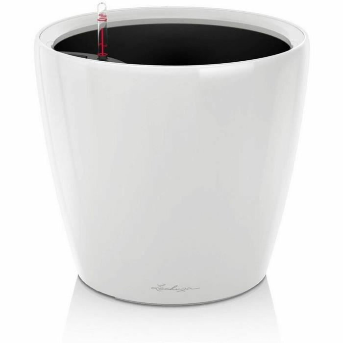 Lechuza Pot de fleurs Classico premium LS 50 Blanc brillant