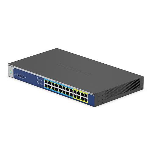 Netgear GS524UP - Commutateur Gigabit non managé 24 ports avec 16 ports PoE++ Ultra60 (60W) et 8 ports PoE+, budget 480W