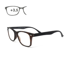 EL CHARRO Lunettes de lecture Illinois motif écaille de tortue +3,5