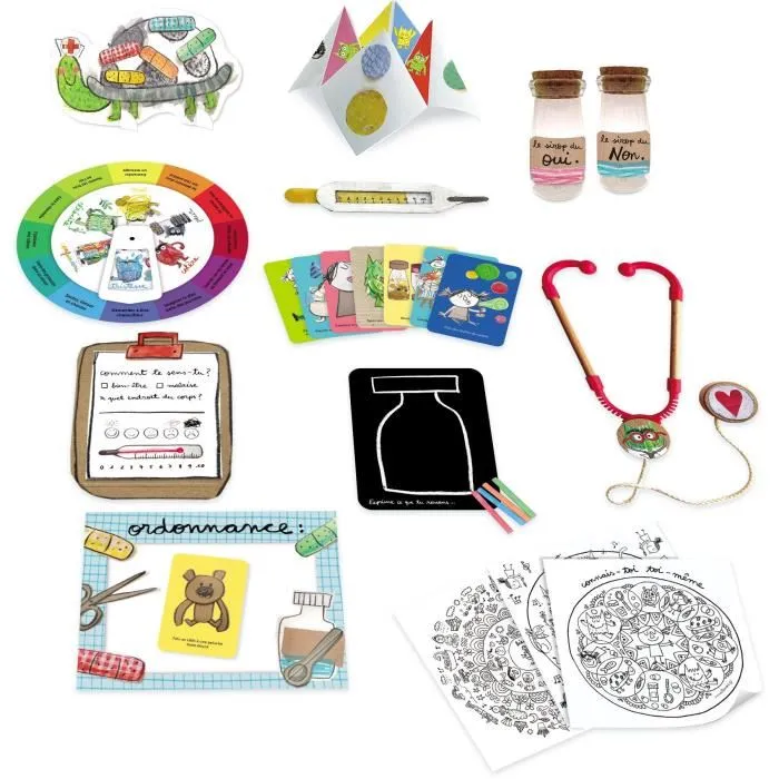 Nathan - Le coffret du Docteur des émotions - Jeu éducatif pour enfants dès 3 ans - Comprendre et gérer ses émotions