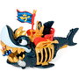 MAGIC BOX Figurine Piratix King Shark avec Dents Dorées - Ppxsp112In11 - Figurine Articulée pour Enfants - Jeu en Espagnol