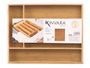 Kinvara Cubertero en Bambou 5 Compartiments 37x4.5x30 cm Naturel (Set de 8)