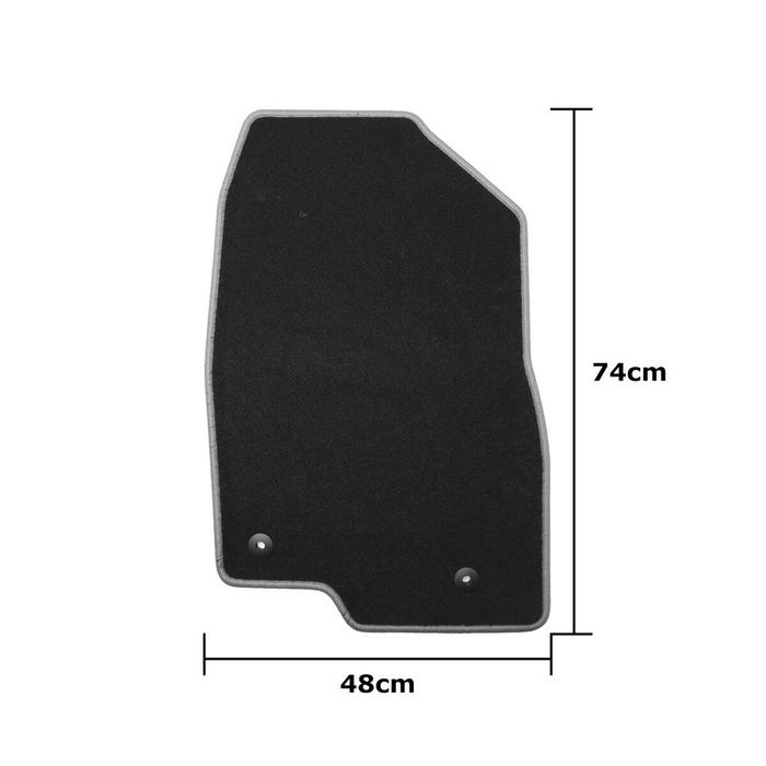 Set de tapis de voitures OCC Motorsport OCCMZ0012YE Mazda 6 Wagon 5 Pièces