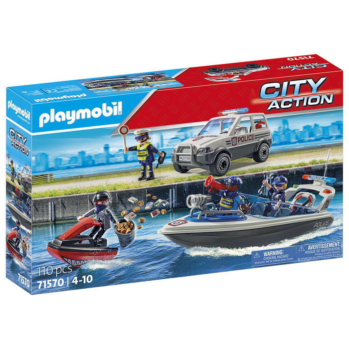 PLAYMOBIL City Action Persecución Policial en el Agua 71570 PLAYMOBIL City Action Persecución Policial en el Agua 71570